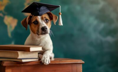 Good Dog Graduation cap